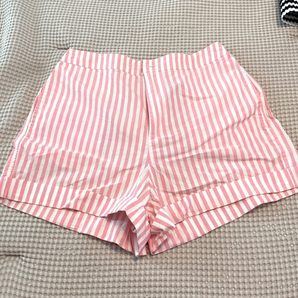 Mumu Barbie Pink striped shorts